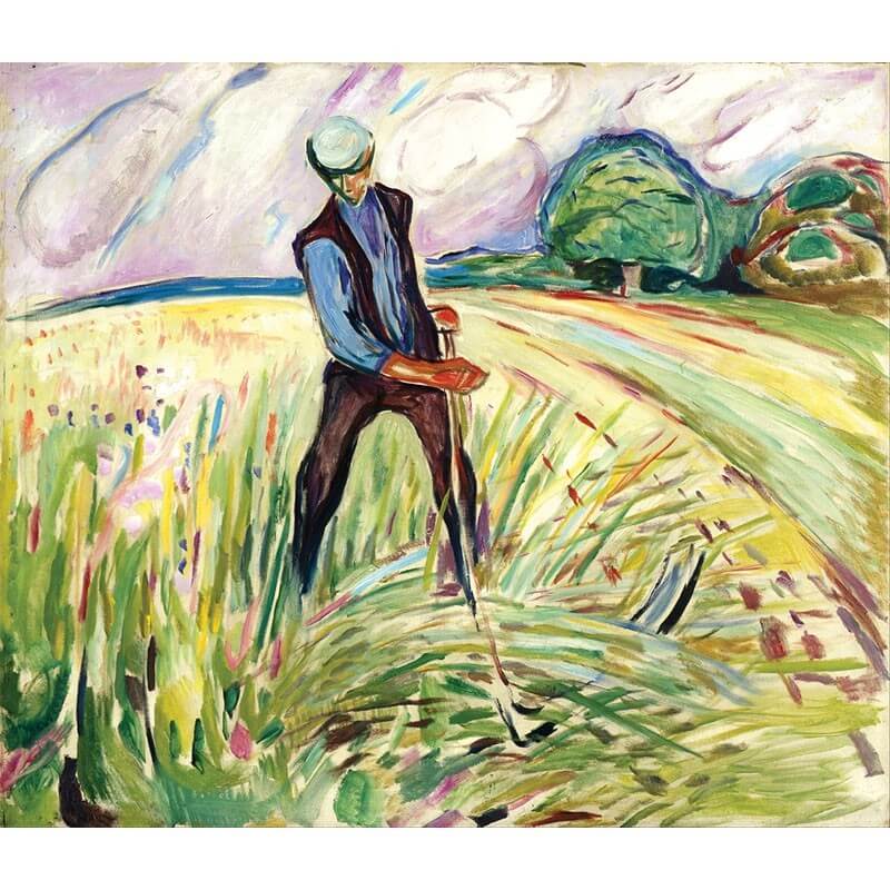 Πίνακας σε καμβά Edvard Munch - Haymaker