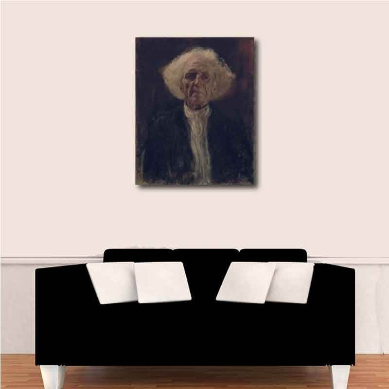 Πίνακας σε καμβά Gustav Klimt - Blind Man 100x125 Τελαρωμένος καμβάς σε ξύλο με πάχος 2cm