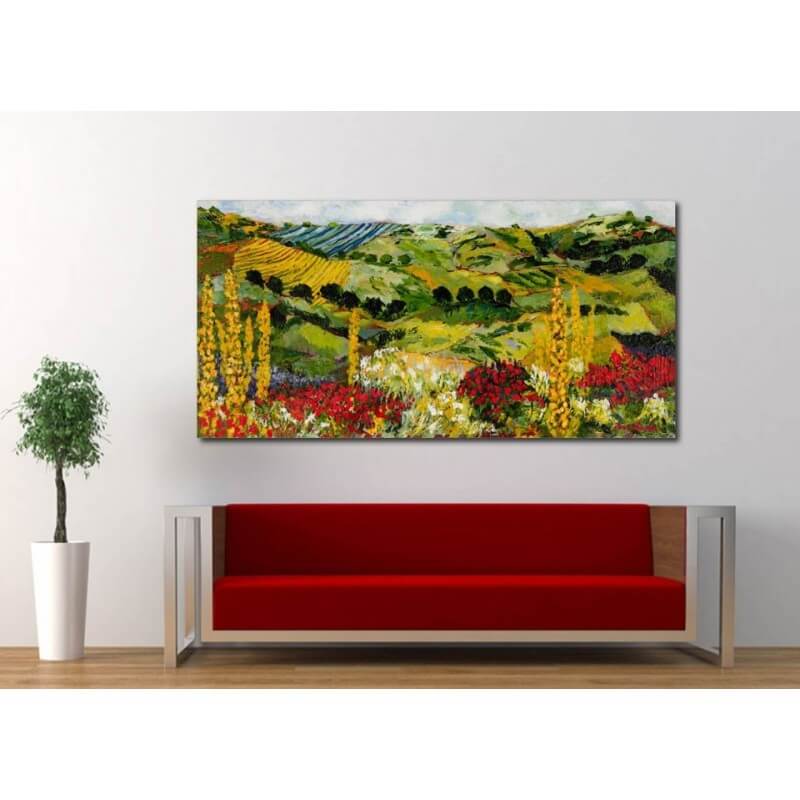 Πίνακας σε καμβά Heavenly View Allan Friedlander 80x120 Τελαρωμένος καμβάς σε ξύλο με πάχος 2cm