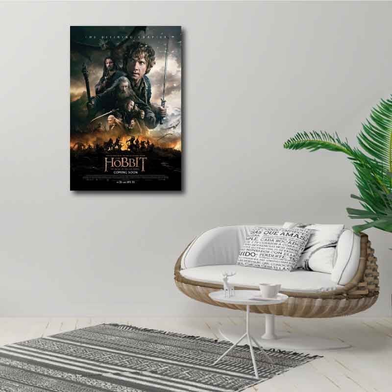Πίνακας σε καμβά Hobbit 70x104 Τελαρωμένος καμβάς σε ξύλο με πάχος 2cm