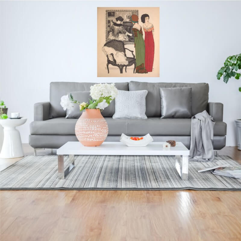 Πίνακας σε καμβά με IRIBE LES ROBES 134.8x120 Τελαρωμένος καμβάς σε ξύλο με πάχος 2cm