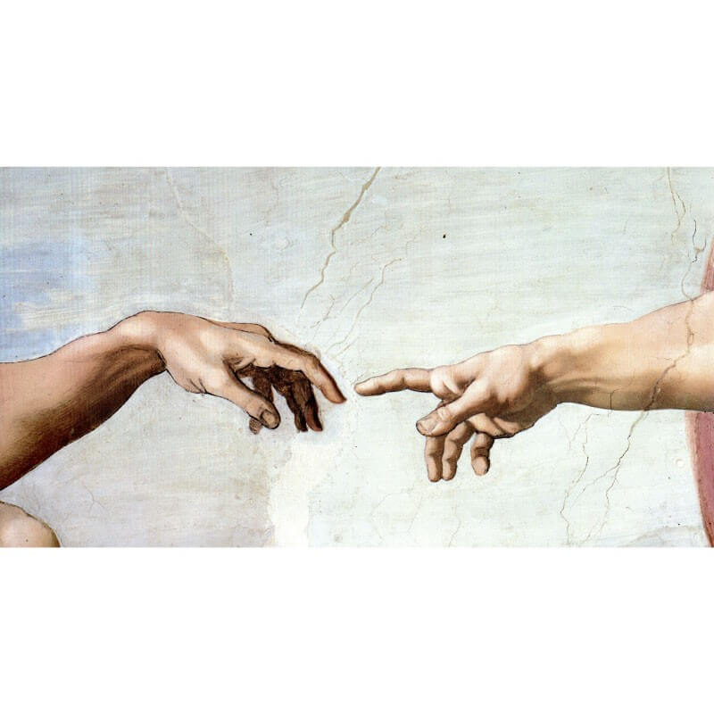 Πίνακας σε καμβά με MICHELANGELO 187x100 Τελαρωμένος καμβάς σε ξύλο με πάχος 2cm