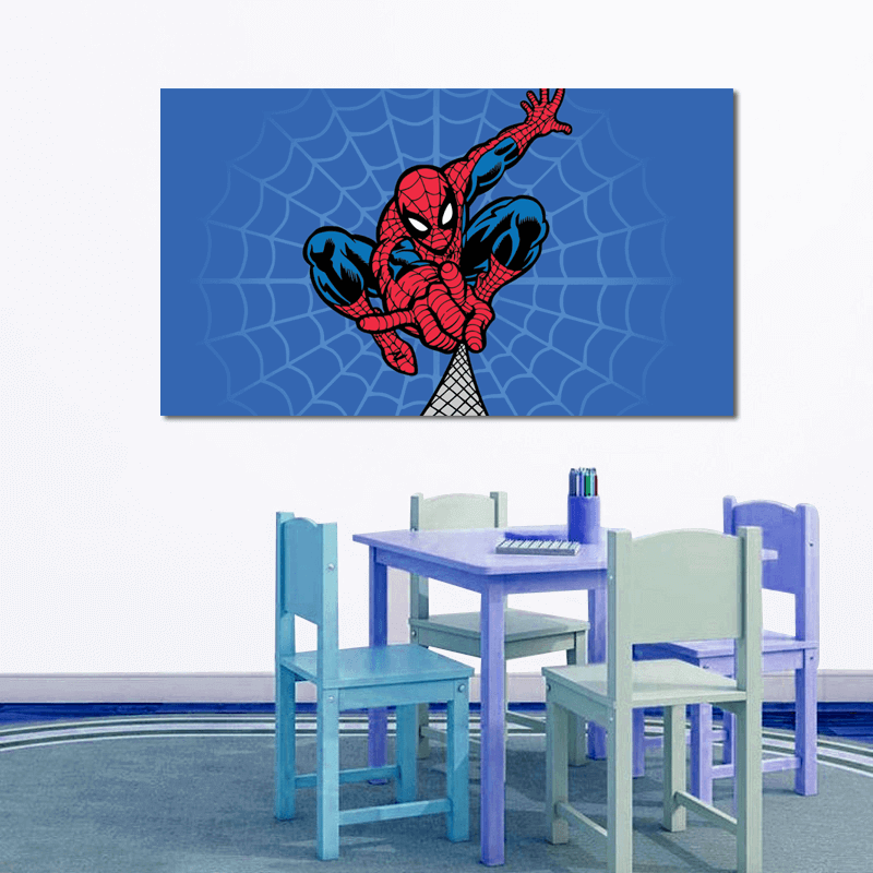 Πίνακας σε καμβά με Spiderman 175x100 Τελαρωμένος καμβάς σε ξύλο με πάχος 2cm