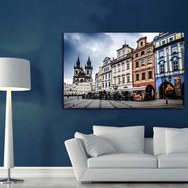 Πίνακας σε καμβά με το Prague Buildings