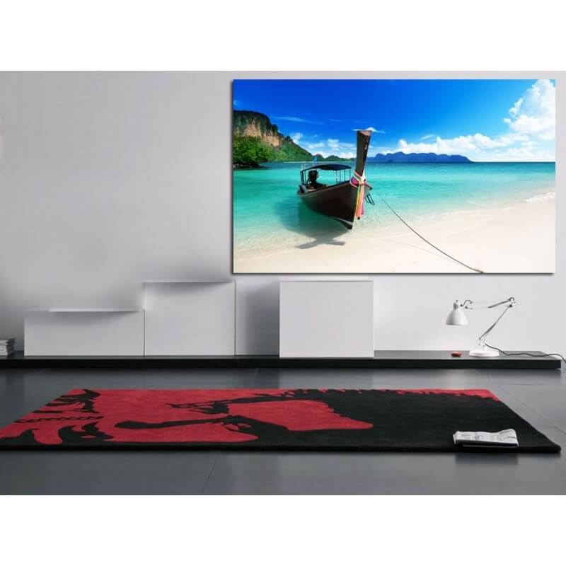 Πίνακας σε καμβά με βάρκα 120x180 Τελαρωμένος καμβάς σε ξύλο με πάχος 2cm