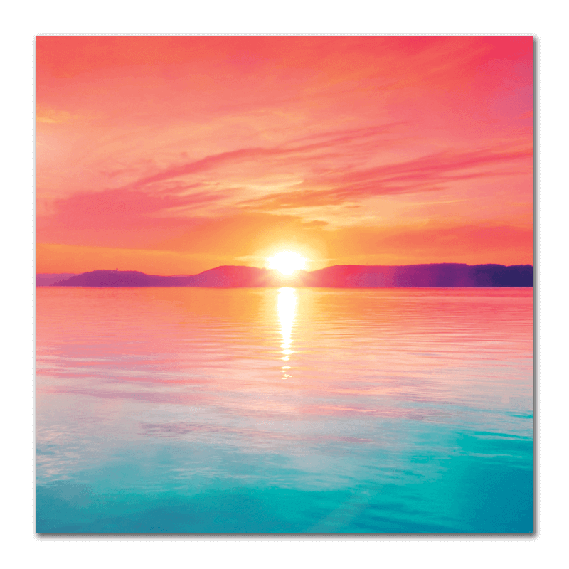 Πίνακας σε καμβά με Χαλαρωτικό Ηλιοβασίλεμα