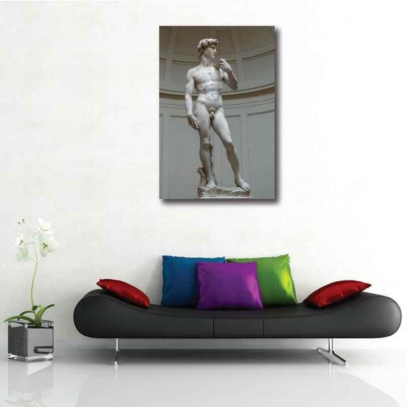 Πίνακας σε καμβά MichelAngelo Buonarroti - David 110x165 Τελαρωμένος καμβάς σε ξύλο με πάχος 2cm