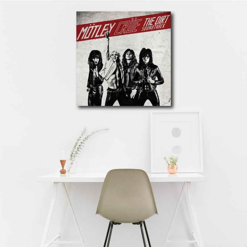 Πίνακας σε καμβά Moltley Crue - The Dirty Soundtrack 50x50 Τελαρωμένος καμβάς σε ξύλο με πάχος 2cm
