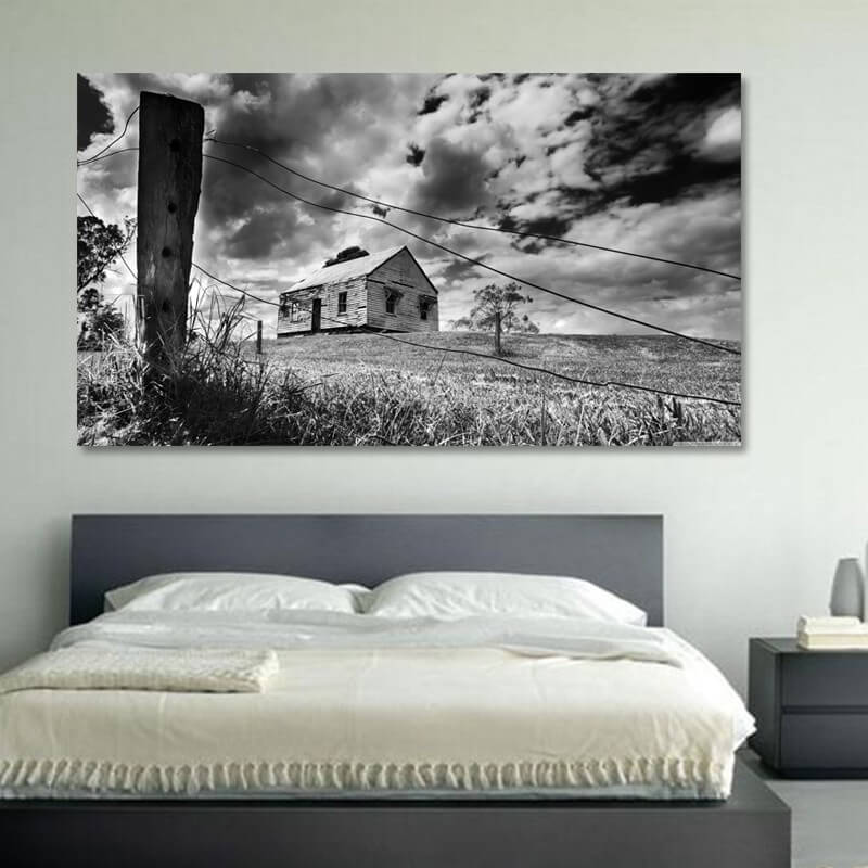 Πίνακας σε καμβά Παλιό Σπίτι 54x30 Τελαρωμένος καμβάς σε ξύλο με πάχος 2cm