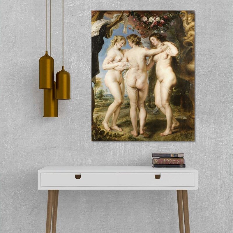 Πίνακας σε καμβά Peter Paul Rubens - The Three Graces