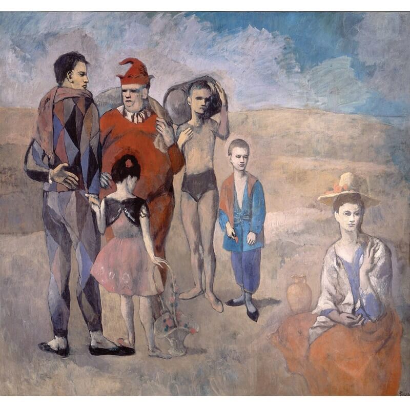 Πίνακας σε καμβά Picasso - Family of Saltimbanques