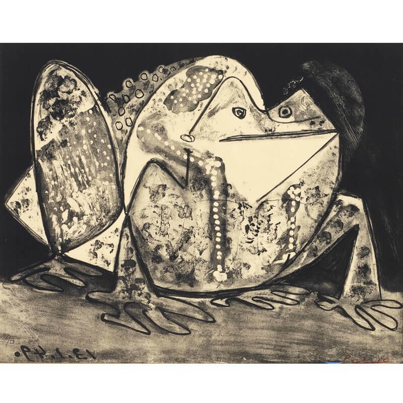 Πίνακας σε καμβά Picasso - Le Crapaud