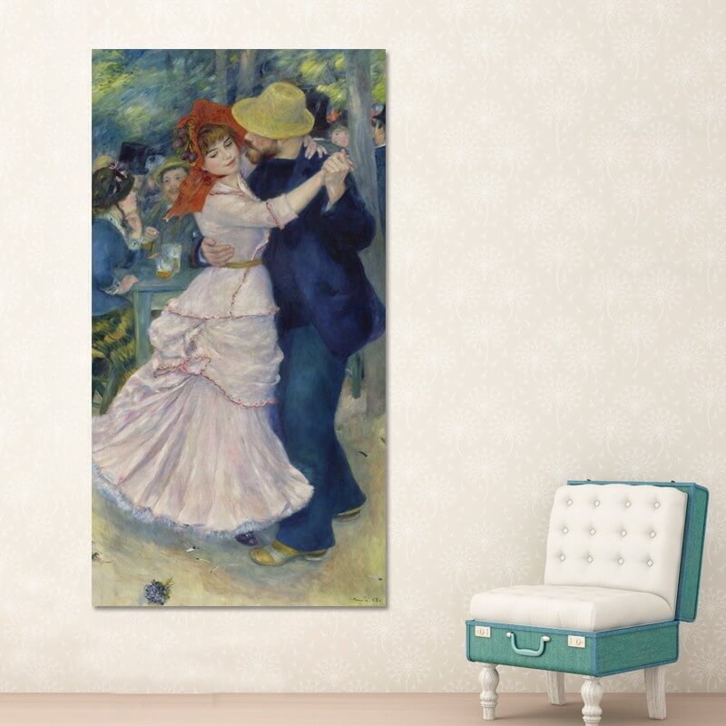 Πίνακας σε καμβά Renoir - Dance at Bougival