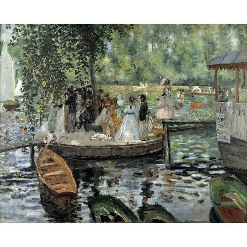 Πίνακας σε καμβά Renoir - La Grenouillère