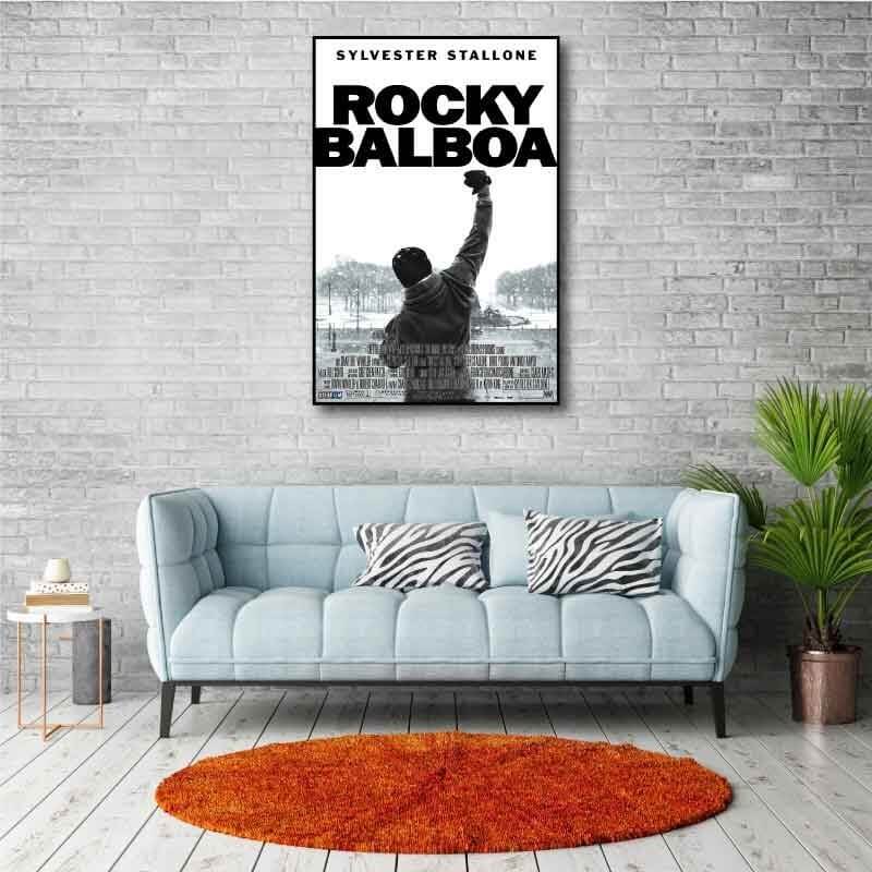 Πίνακας σε καμβά Rocky Balboa 60x90 Τελαρωμένος καμβάς σε ξύλο με πάχος 2cm