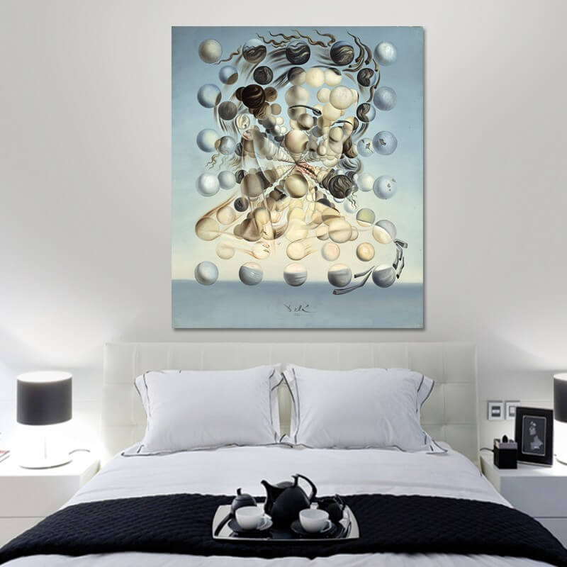 Πίνακας σε καμβά Salvador Dali - Galatea of the Spheres 30x36 Τελαρωμένος καμβάς σε ξύλο με πάχος 2cm