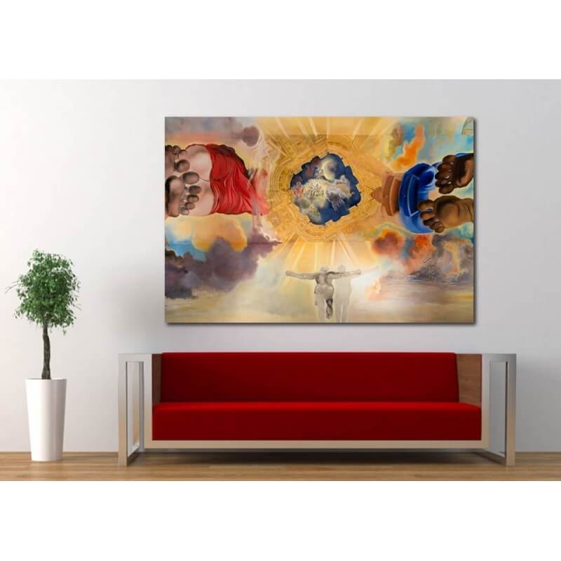 Πίνακας σε καμβά Salvador Dali Sistine Chapel 120x180 Τελαρωμένος καμβάς σε ξύλο με πάχος 2cm