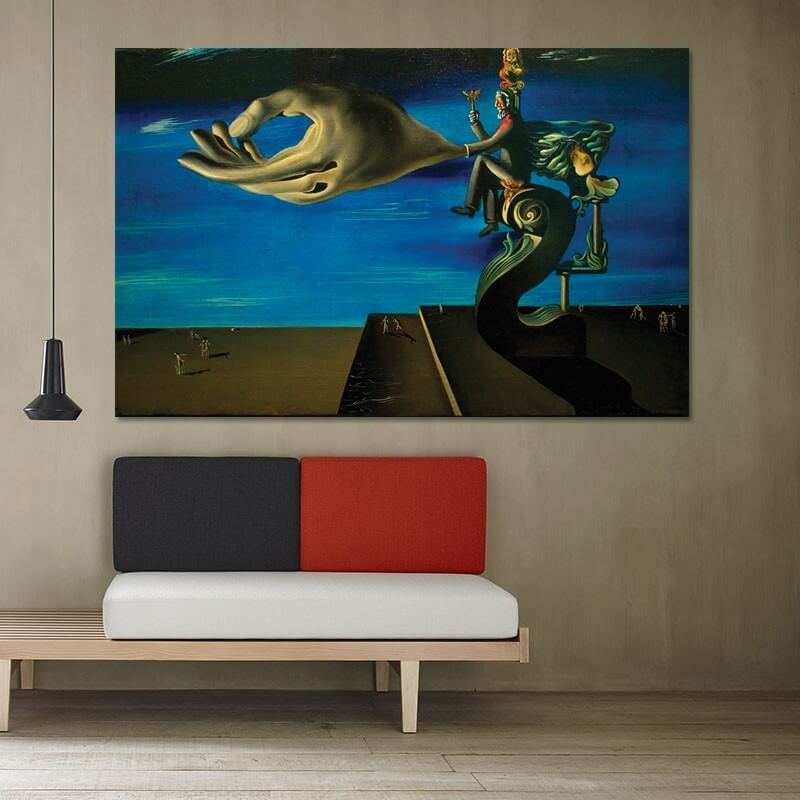 Πίνακας σε καμβά Salvador Dali-The hand