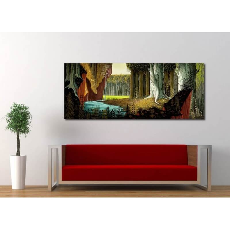 Πίνακας σε καμβά Sleeping beauty Disney 30x45 Τελαρωμένος καμβάς σε ξύλο με πάχος 2cm