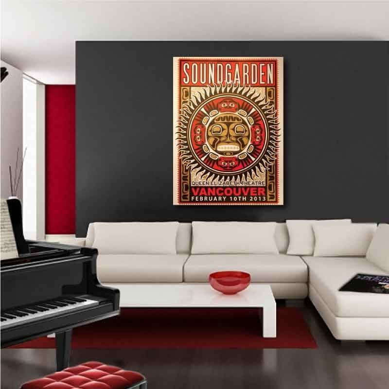 Πίνακας σε καμβά Soundgarden Poster 100x135 Τελαρωμένος καμβάς σε ξύλο με πάχος 2cm