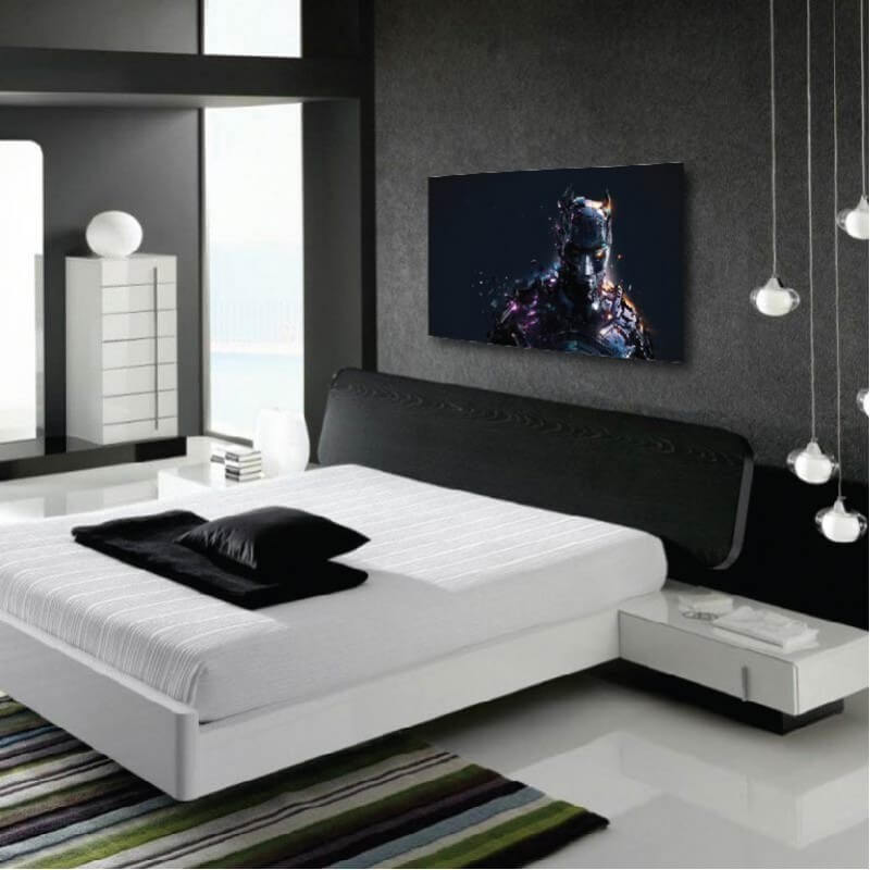 Πίνακας σε καμβά techno batman 110x165 Τελαρωμένος καμβάς σε ξύλο με πάχος 2cm