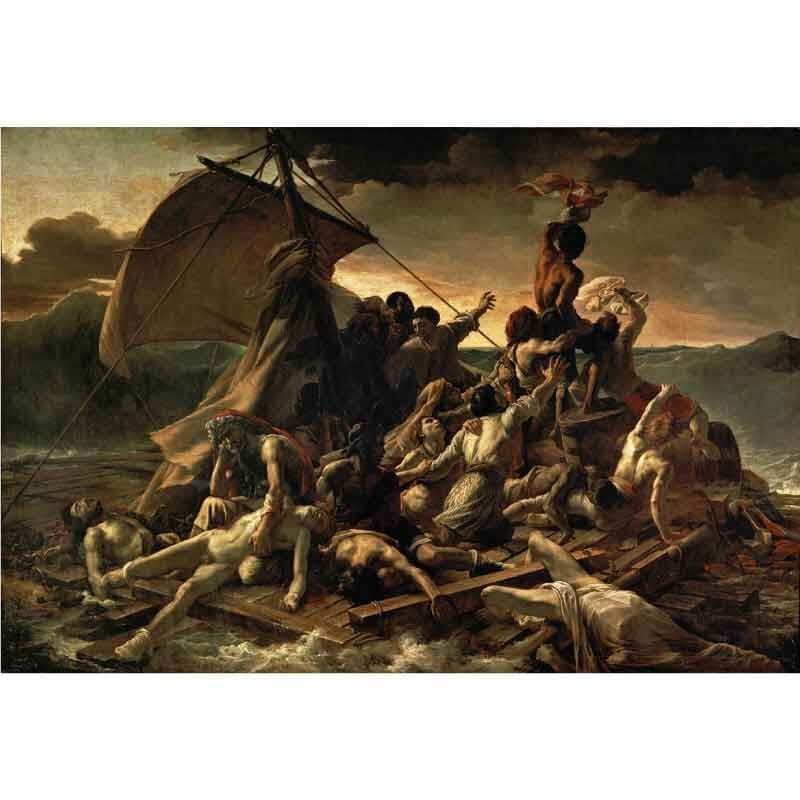 Πίνακας σε καμβά Théodore Géricault - The Raft of the Medusa - 1819