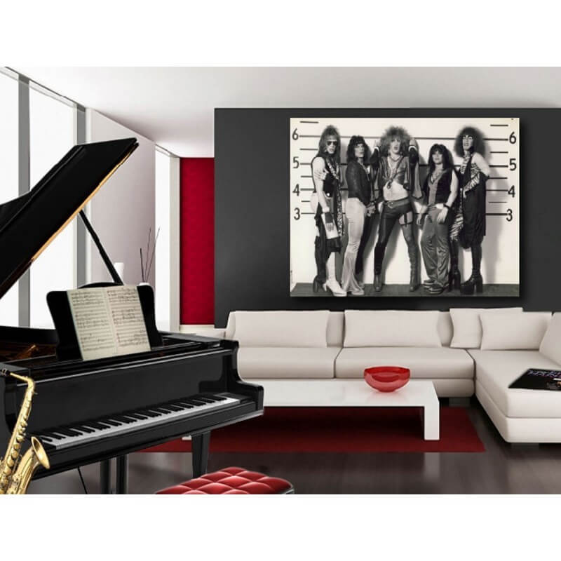 Πίνακας σε καμβά των Twisted Sisters Rock 50x75 Τελαρωμένος καμβάς σε ξύλο με πάχος 2cm