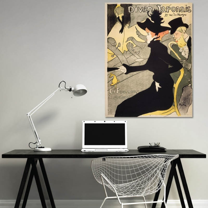 Πίνακας σε καμβά Toulouse Lautrec - Divan Japonais