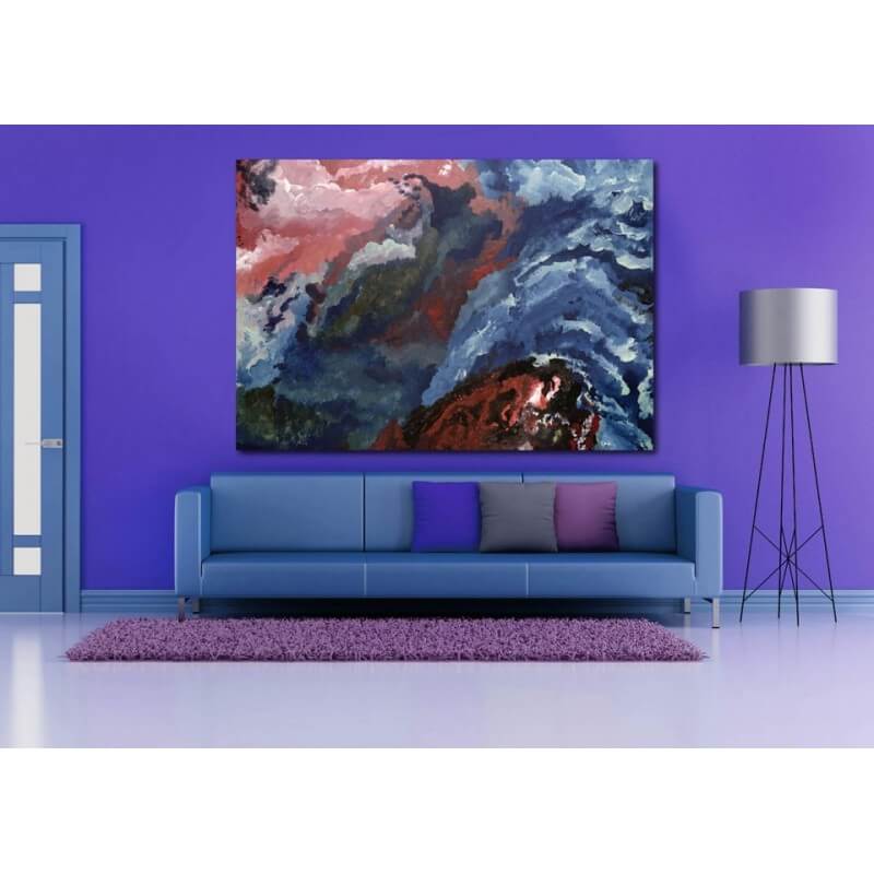 Πίνακας σε καμβά Waterfall by Severe Artism 40x60 Τελαρωμένος καμβάς σε ξύλο με πάχος 2cm