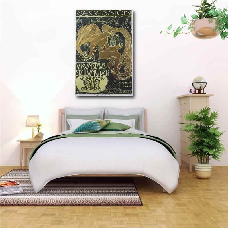 Πίνακας σε καμβά William H. Bradley - Poster 90x135 Τελαρωμένος καμβάς σε ξύλο με πάχος 2cm