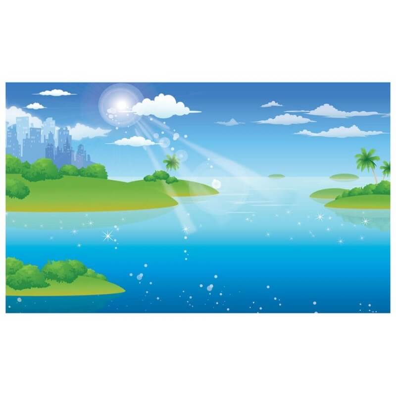 Πίνακας σε καμβά ζωγραφιά με νησιά