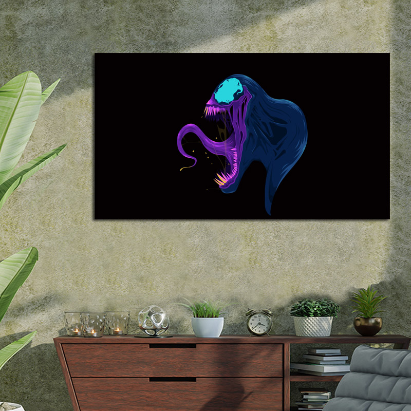 Πίνακας σε καμβά Pop Art Venom 80x45 Τελαρωμένος καμβάς σε ξύλο με πάχος 2cm