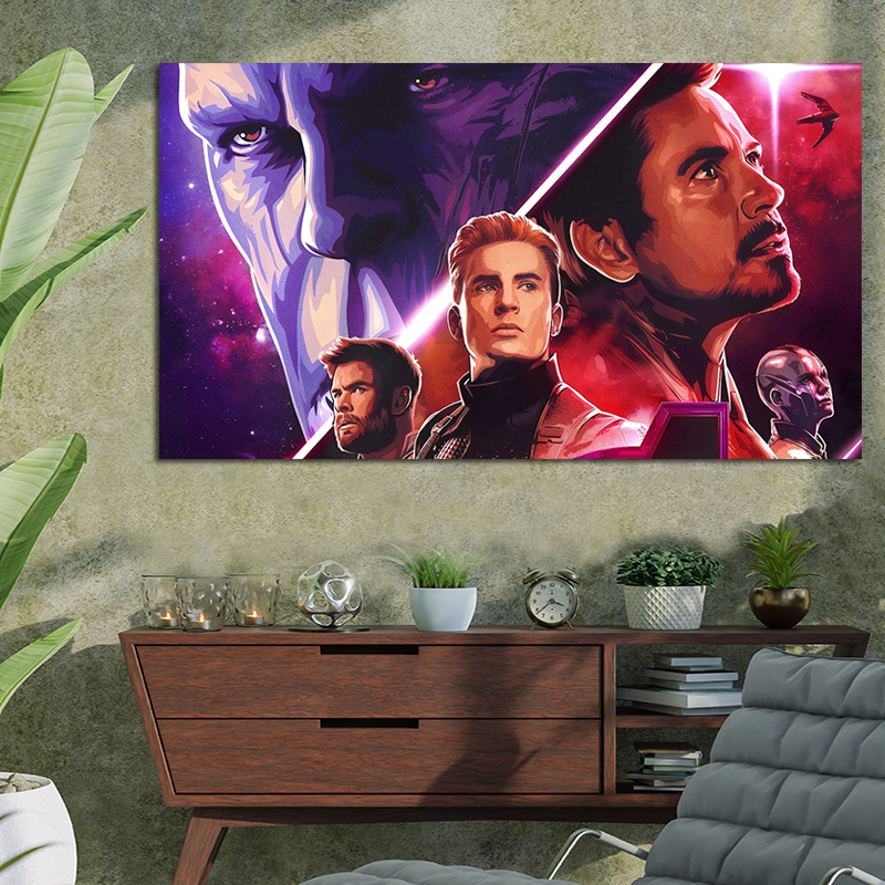 Πίνακας με Avengers Endgame 9 177x100 Τελαρωμένος καμβάς σε ξύλο με πάχος 2cm