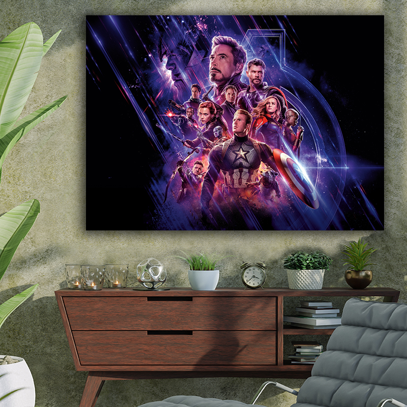 Πίνακας με Avengers Endgame 10 138x100 Τελαρωμένος καμβάς σε ξύλο με πάχος 2cm