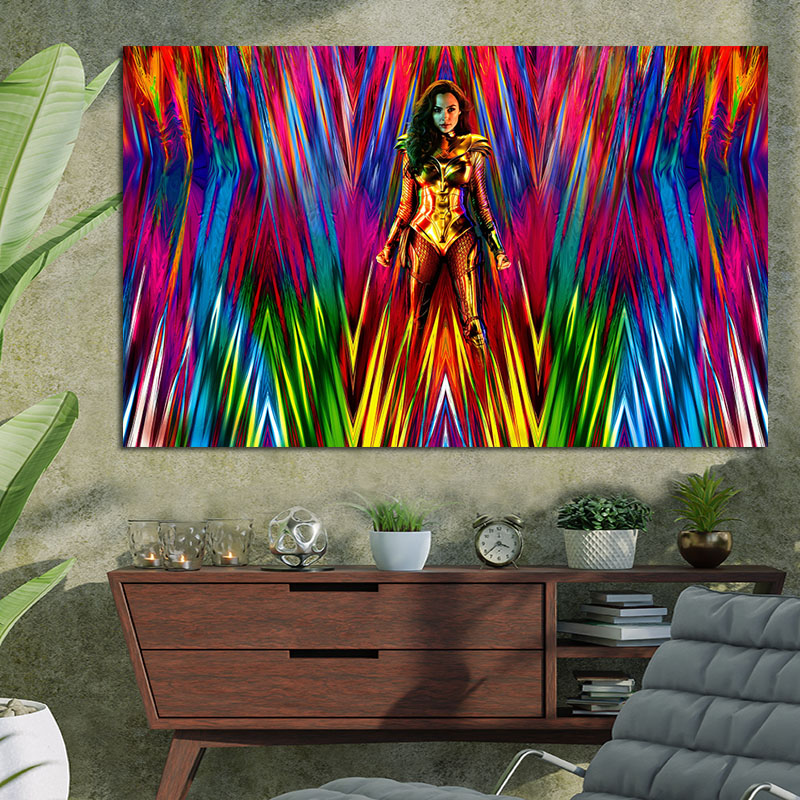 Πίνακας με Wonder Woman 1984 2 160x100 Τελαρωμένος καμβάς σε ξύλο με πάχος 2cm