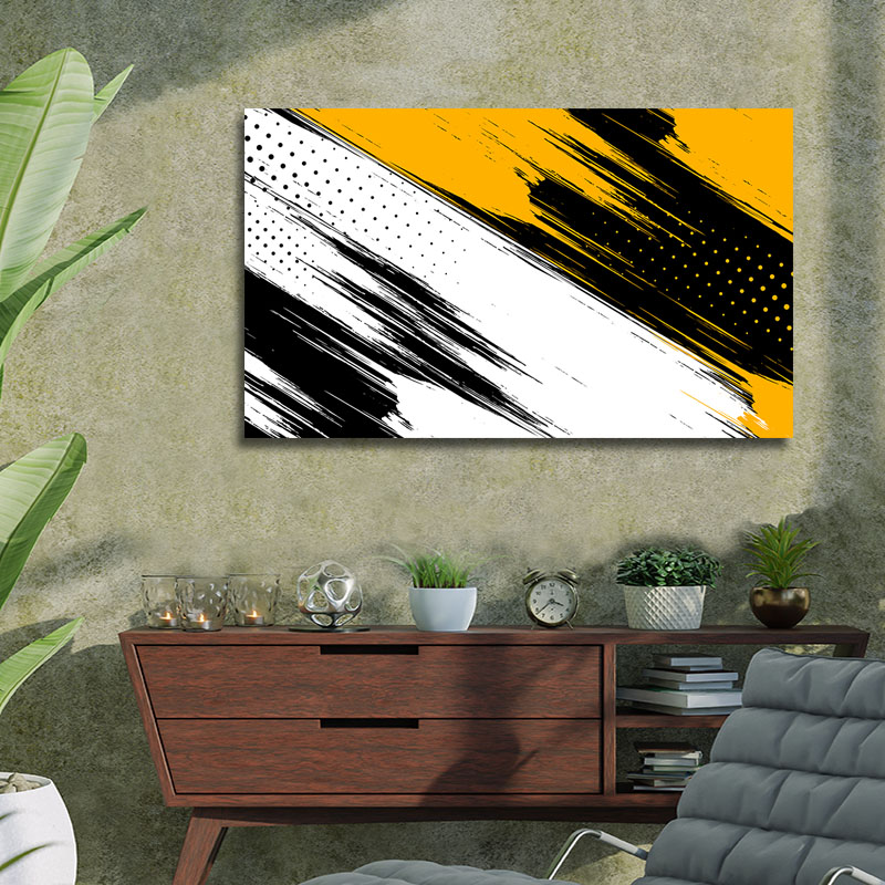 Πίνακας Diagonal Grunge 50x83 Τελαρωμένος καμβάς σε ξύλο με πάχος 2cm