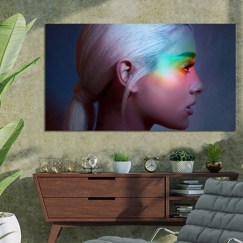 Πίνακας σε καμβά Ariana Grande 7 195x110 Τελαρωμένος καμβάς σε ξύλο με πάχος 2cm