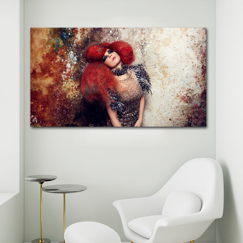 Πίνακας σε καμβά Bjork 3 142x80 Τελαρωμένος καμβάς σε ξύλο με πάχος 2cm