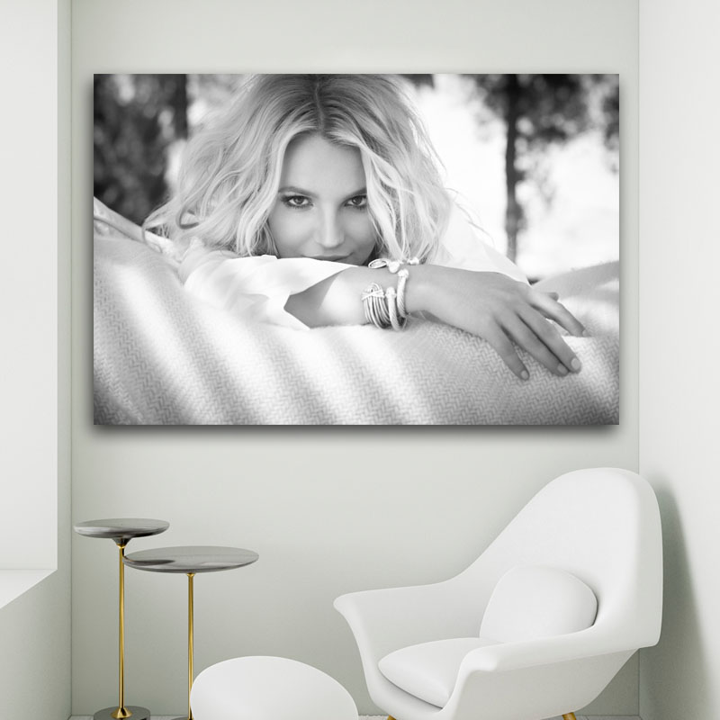 Πίνακας σε καμβά Britney Spears 4 180x120 Τελαρωμένος καμβάς σε ξύλο με πάχος 2cm