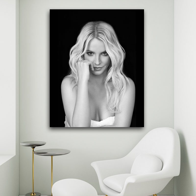 Πίνακας σε καμβά Britney Spears 5 70x87 Τελαρωμένος καμβάς σε ξύλο με πάχος 2cm