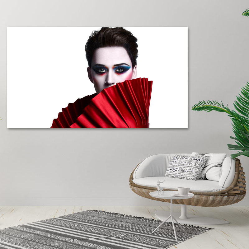 Πίνακας σε καμβά Katy Perry 2 213x120 Τελαρωμένος καμβάς σε ξύλο με πάχος 2cm