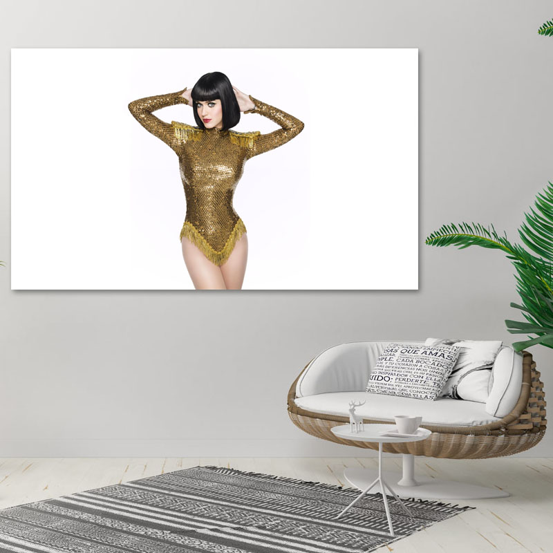 Πίνακας σε καμβά Katy Perry 3 202x120 Τελαρωμένος καμβάς σε ξύλο με πάχος 2cm