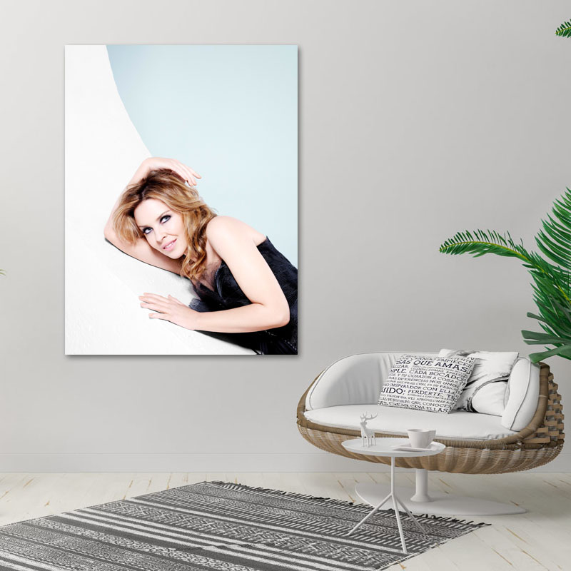 Πίνακας σε καμβά Kylie Minogue 3 90x120 Τελαρωμένος καμβάς σε ξύλο με πάχος 2cm