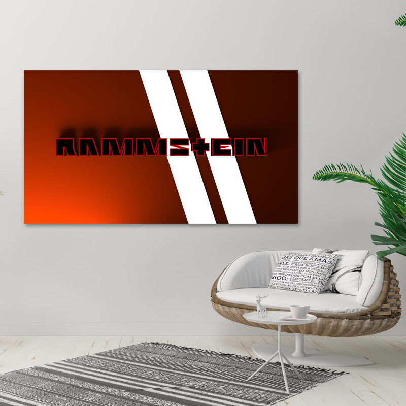 Πίνακας σε καμβά Rammstein 213x120 Τελαρωμένος καμβάς σε ξύλο με πάχος 2cm