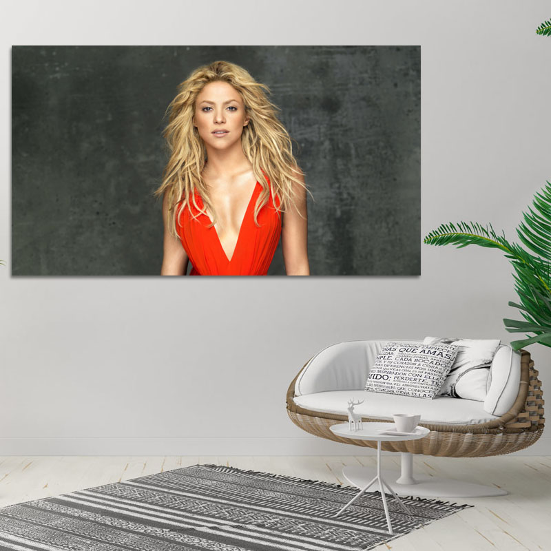 Πίνακας σε καμβά Shakira 160x90 Τελαρωμένος καμβάς σε ξύλο με πάχος 2cm
