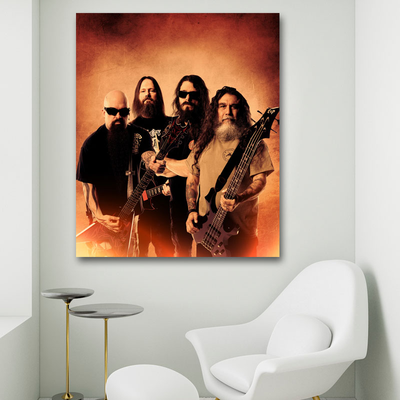 Πίνακας σε καμβά Slayer 110x132 Τελαρωμένος καμβάς σε ξύλο με πάχος 2cm