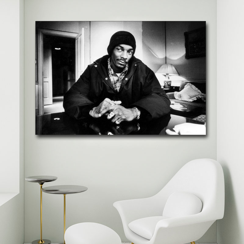 Πίνακας σε καμβά Snoop Dogg 150x100 Τελαρωμένος καμβάς σε ξύλο με πάχος 2cm