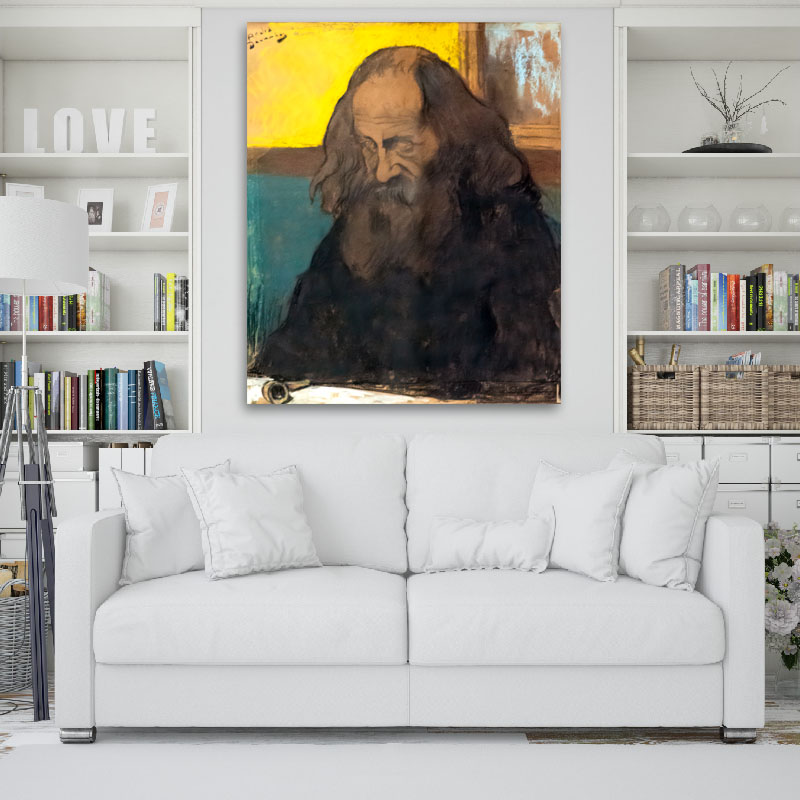 Πίνακας του André Devambez-Les Incompris 70x85 Τελαρωμένος καμβάς σε ξύλο με πάχος 2cm