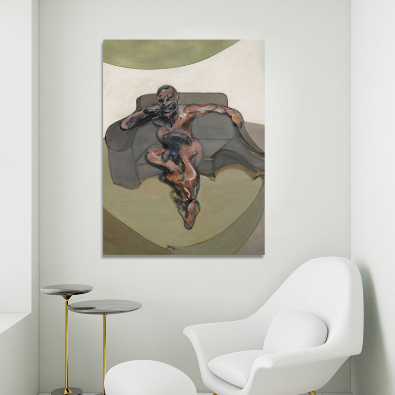 Πίνακας του Francis Bacon-Portrait 100x133 Τελαρωμένος καμβάς σε ξύλο με πάχος 2cm
