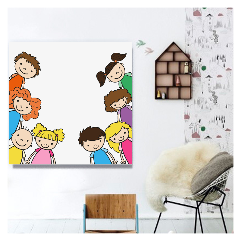 πίνακας για παιδικό δωμάτιο με παιδάκια